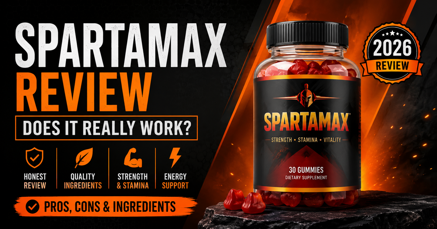 Spartamax Review: Pros, Cons, Ingredients & Pricing
