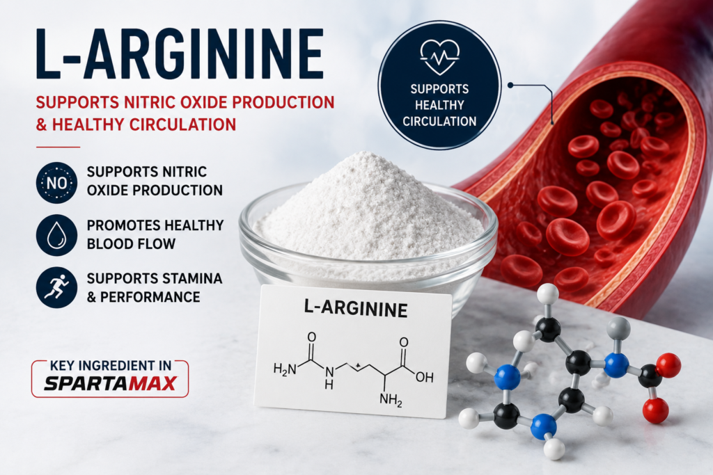 L-Arginine ingredient in Spartamax