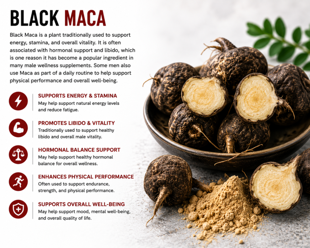 Black Maca ingredient in Spartamax