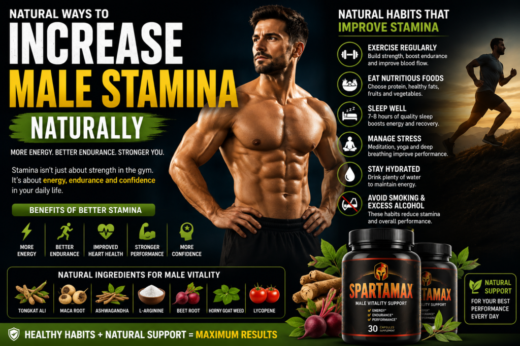 Increase male stamina naturally