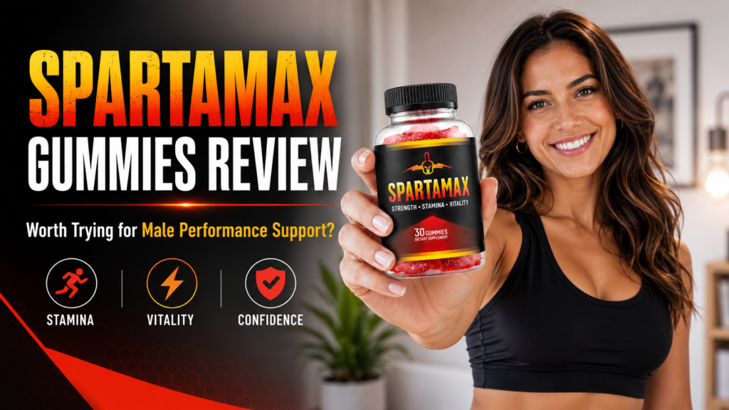Spartamax gummies review product image for male performance support